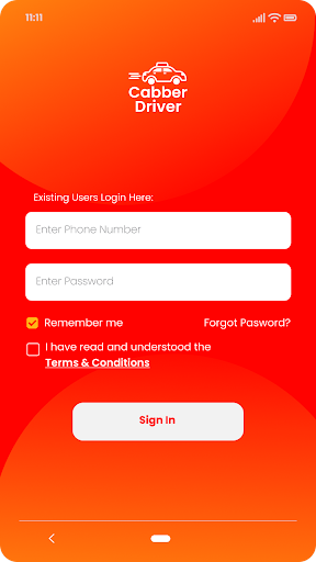 Cabber Driver Screen 2