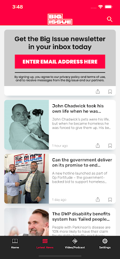 The Big Issue UK Screen 3