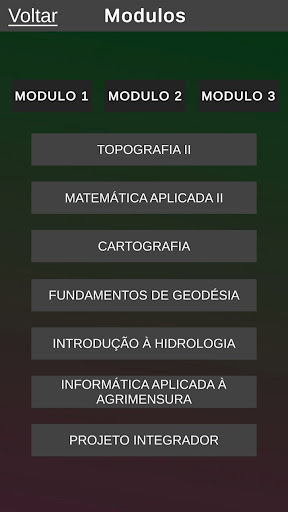 Android application Tec. Agrimensura IFBAIANO-SBF screenshort
