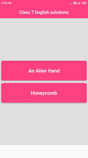 Android application Ncert Class 7 English solution screenshort