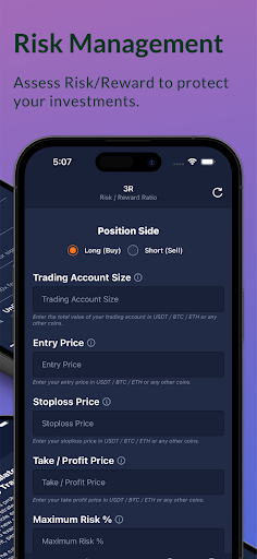 3R Calculator - Risk & Reward Screen 3