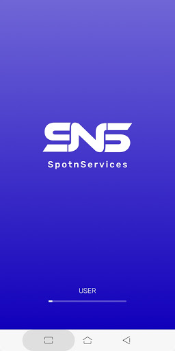 Android application SpotnServices Customer screenshort