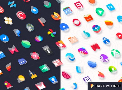 Layers - Glass Icon Pack Tangkapan layar