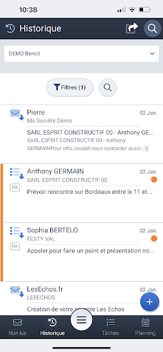 Buzzee CRM Screen 3
