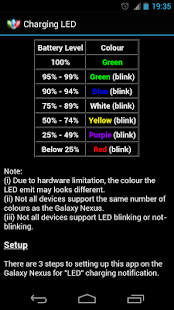 Charging LED Screenshot