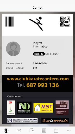 Club Karate Cantero Screen 2