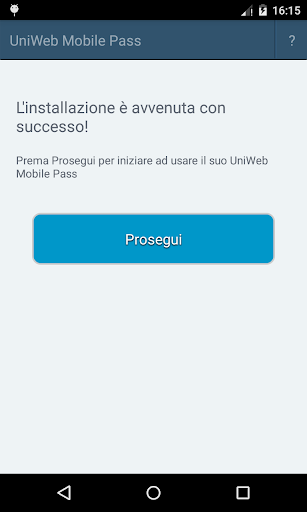 UniWeb Mobile Pass Screen 3
