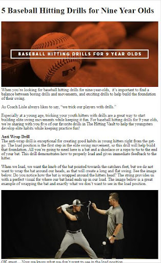 How to Do Baseball Training Screen 3