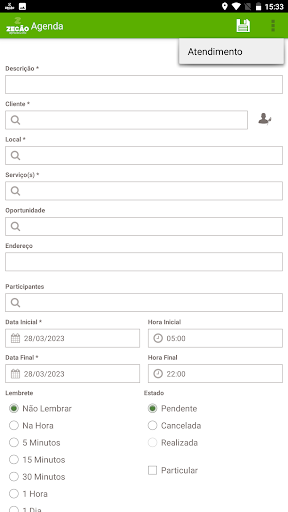 Zecão CRM Screen 3