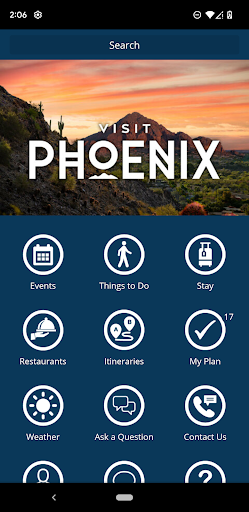Screenshot of Visit Phoenix