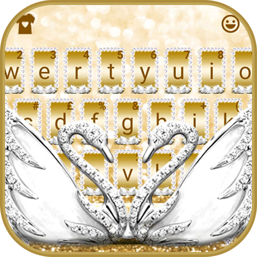 Luxury Swan Keyboard Theme logo