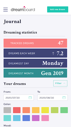 Dreamboard Screen 2