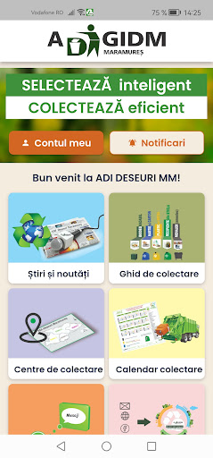 Android application ADI DEȘEURI MM screenshort