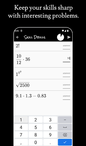 Math Skill Drills Screen 2
