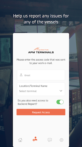 APMT Vessel Inspection Screen 2