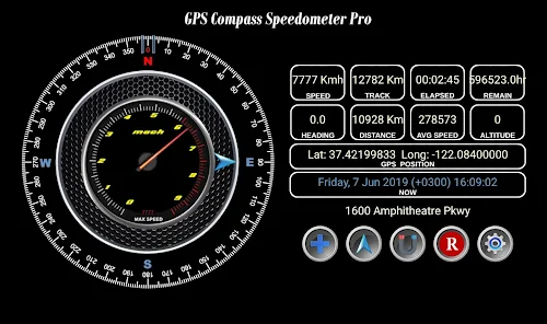 Indicateur de vitesse avec compas GPS blanc/polie Osculati - Speedo