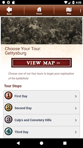 Gettysburg Battle App Screen 3