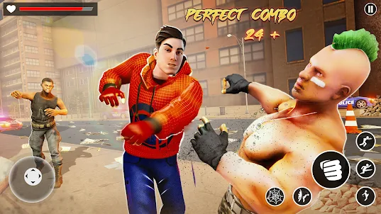 juego héroe araña lucha ninja