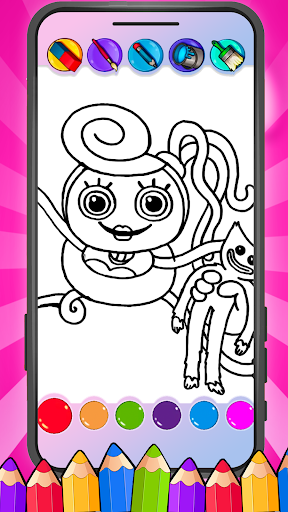 Mommy Long Legs Coloring Page