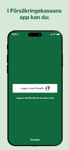 Android application Försäkringskassan screenshort