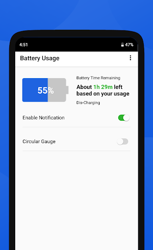 Battery Usage - Monitor Batter Screen 2