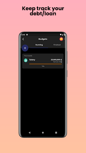 Money Manager Screen 2