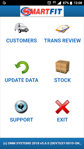Android application ATLAS AUTOSMART screenshort