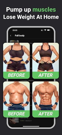 Home Workout. Fitness training Screen 3