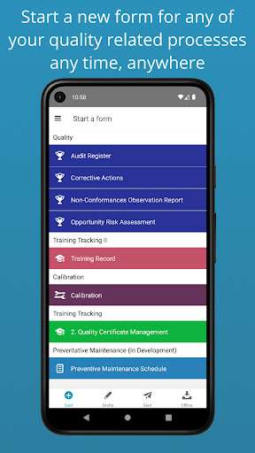 QuartzQMS: Quality Management Screen 3