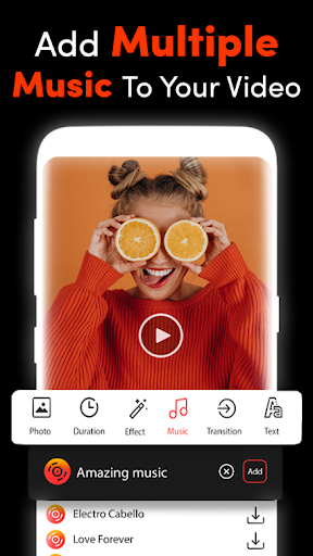 Photo Slideshow Creator Music Video Maker, Editor