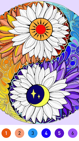 Game screenshot Mandala Color by Number Book hack