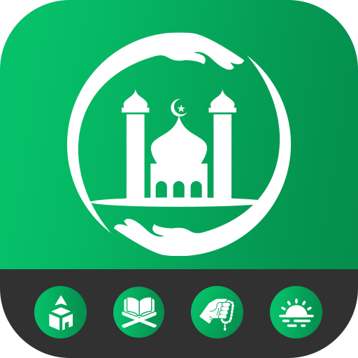 Prayer Times Pro Qibla & Quran Logo
