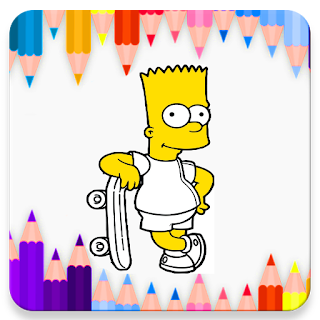 Bart Simpson Coloring apk