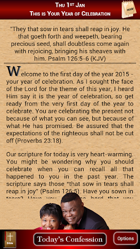 Android application Wisdom For The Day screenshort