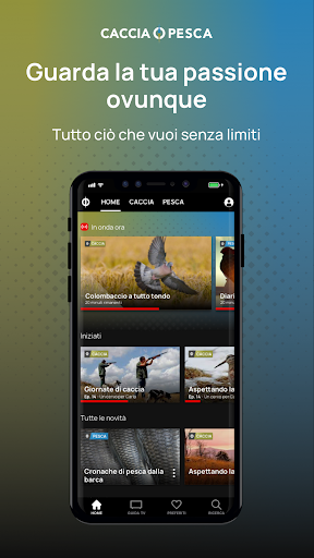 Android application Caccia e Pesca screenshort