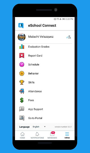 Android application eSchool Connect screenshort