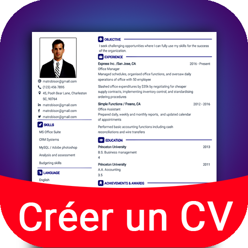 Créer CV, Lettre de motivation