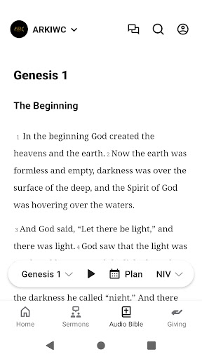 The Ark International Worship Screen 3