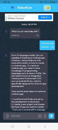 RobotEye Ai Screen 2