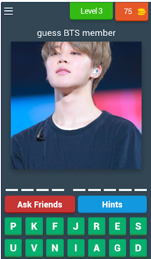 BTS and K pop quiz game