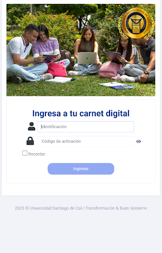 App Identifícate USC Screen 3