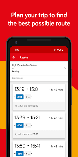 Screenshot of Carousel Buses
