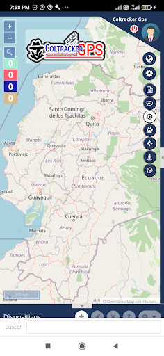 Android application COLTRACKER screenshort