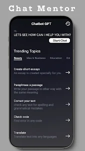 Chat Mentor- AI Chat Assistant