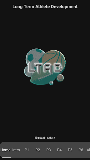 Android application Long Term Athlete Development screenshort