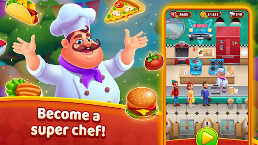 Super Cooker: Restaurant Game apkpoly screenshots 13