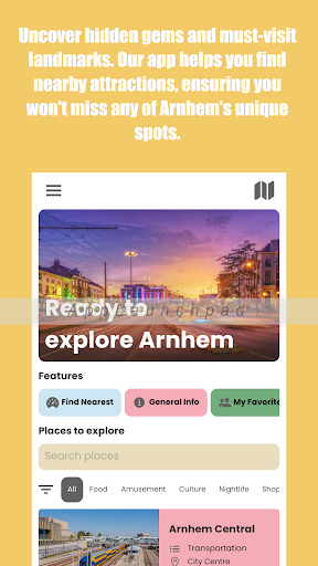 Android application Arnhem Guide screenshort