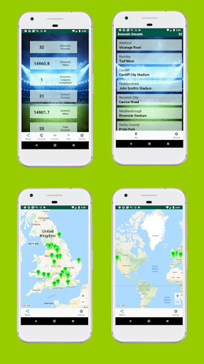 Android application Ground Tracker screenshort