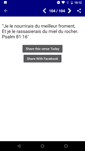 French Bible Louis Segond Pro Screen 3