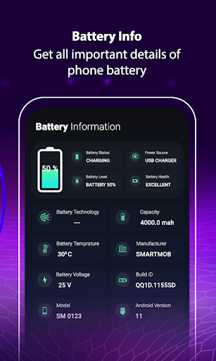 Ampere Meter : Battery Chargin Screen 2